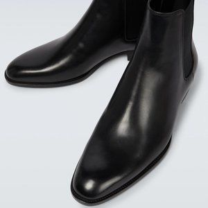 YVES SAINT LAURENT WYATT CHELSEA BOOTS IN SMOOTH LEATHER - 41